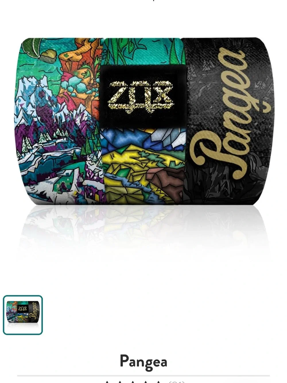ZOX Legends Fabric Wristband: “Pangea” (Retired)